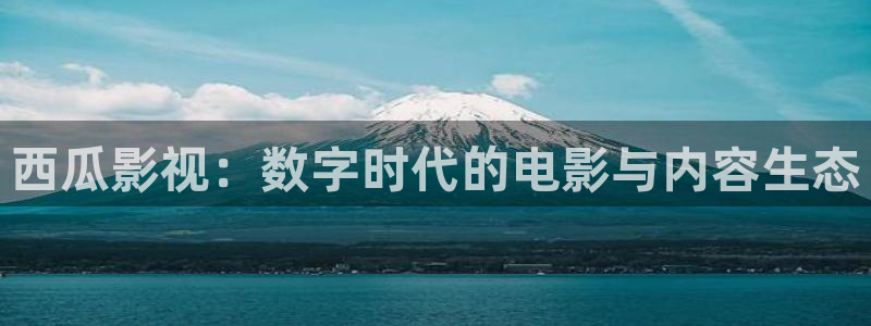 日本久久久69视频：西瓜影视：数字时代的电影与内容生态